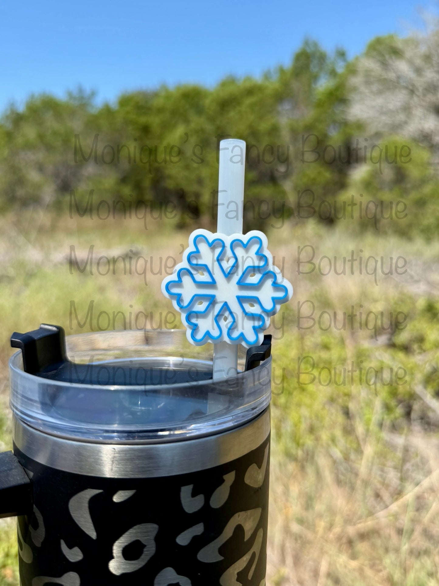 Snowflake Straw Topper