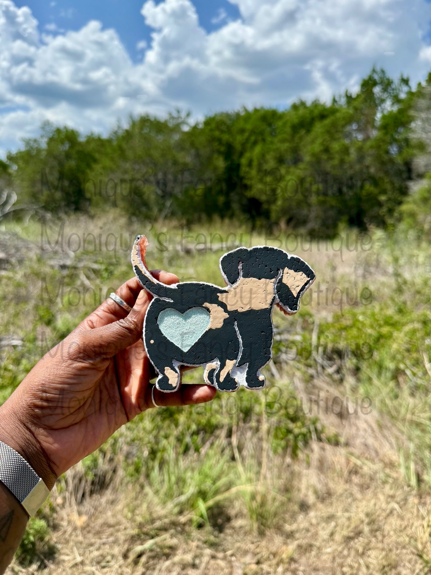 🐾 Weenie Dog Car Freshie – Handmade & Scented