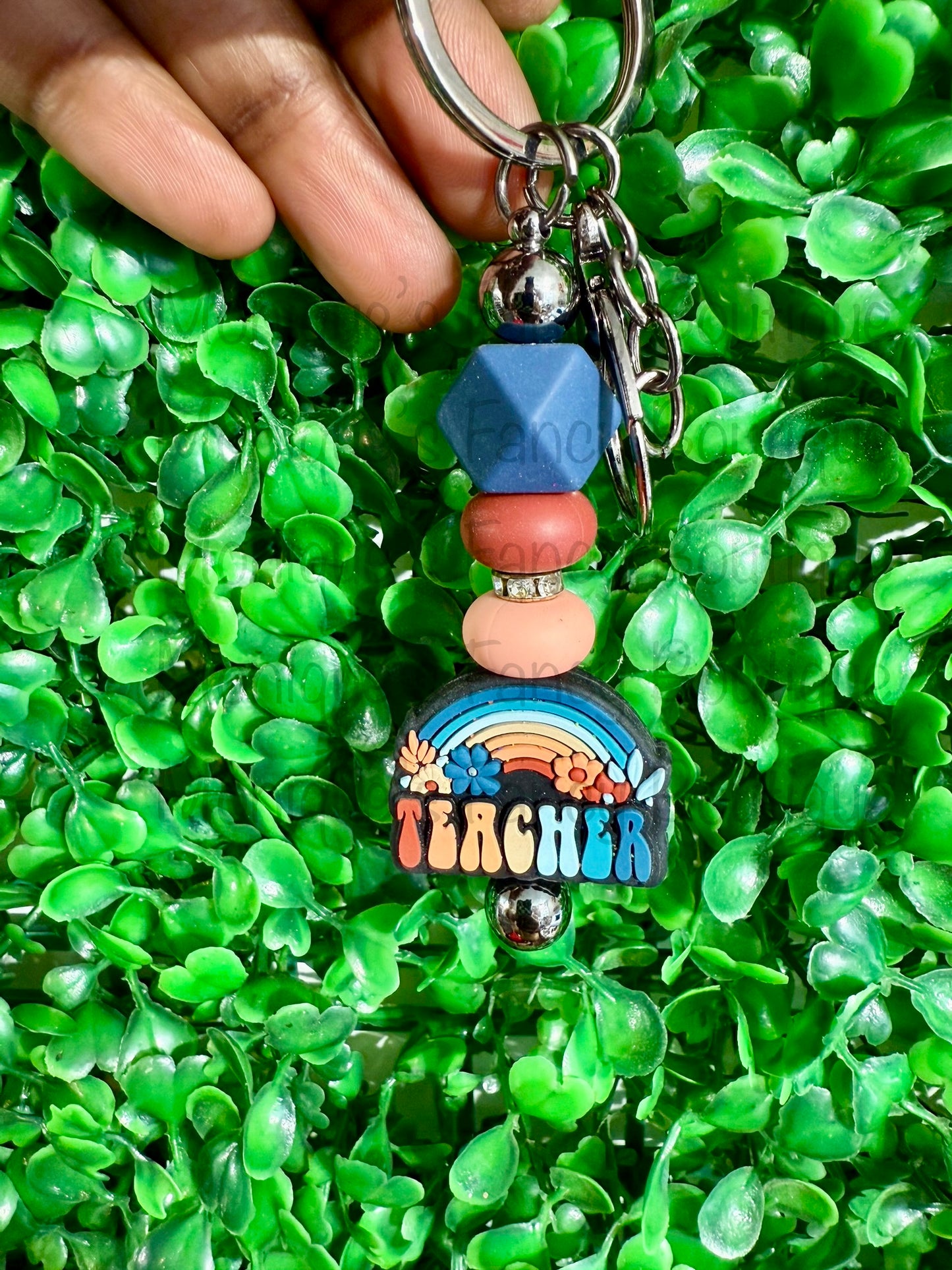 Teacher Keychain Focal Bead