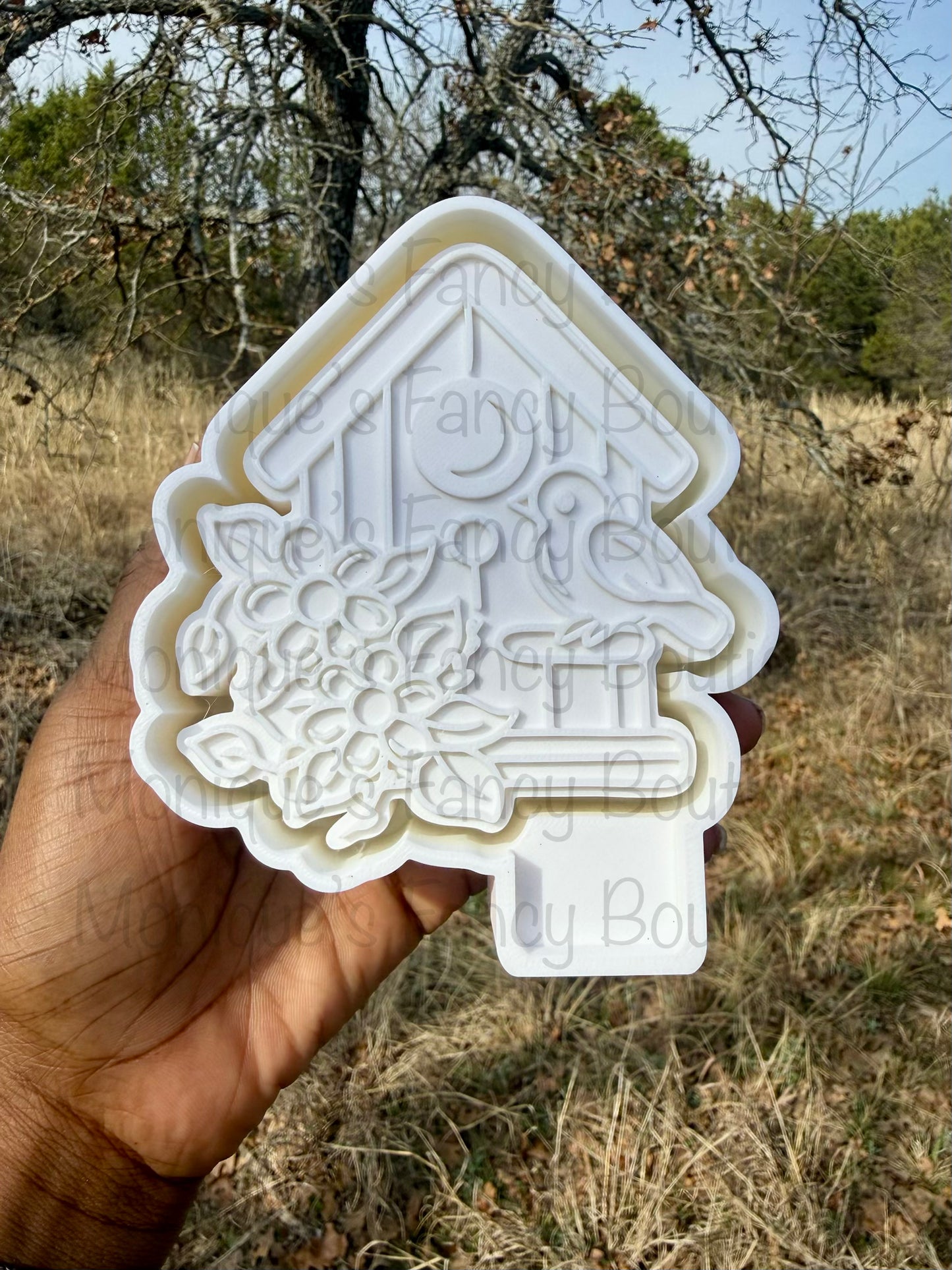 🏡 Birdhouse Bloom – Floral Bird Freshie