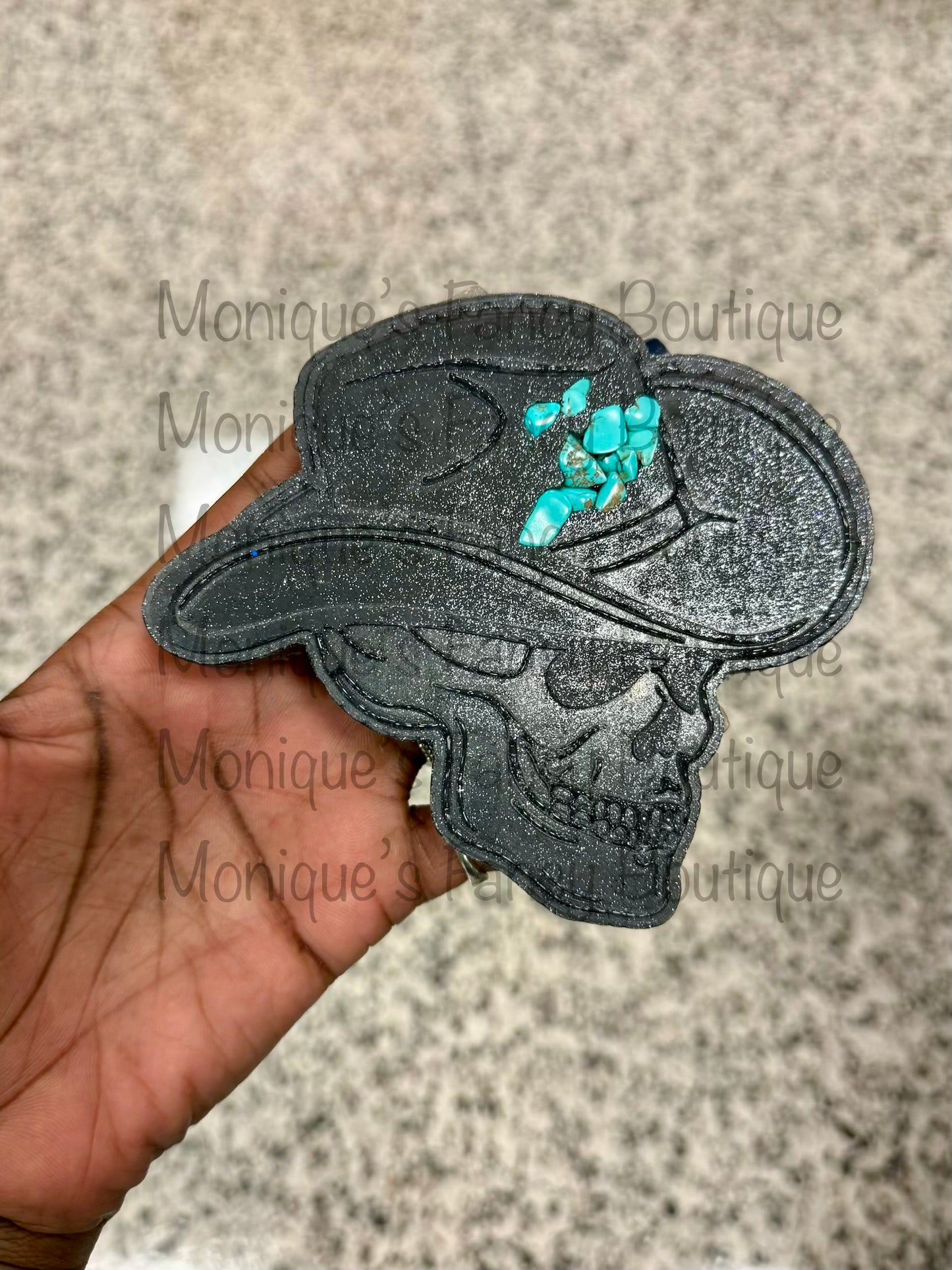 Skull Western Hat Freshie