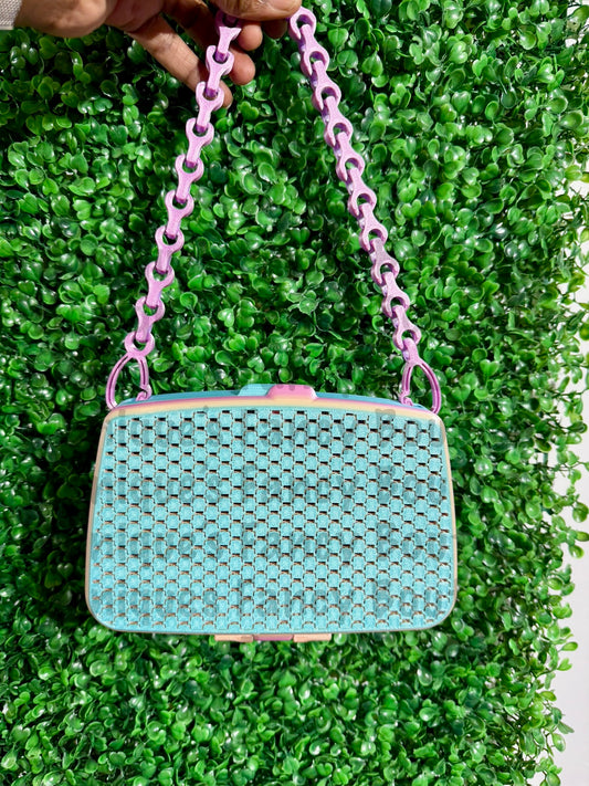3D Mesh Pastel Purse