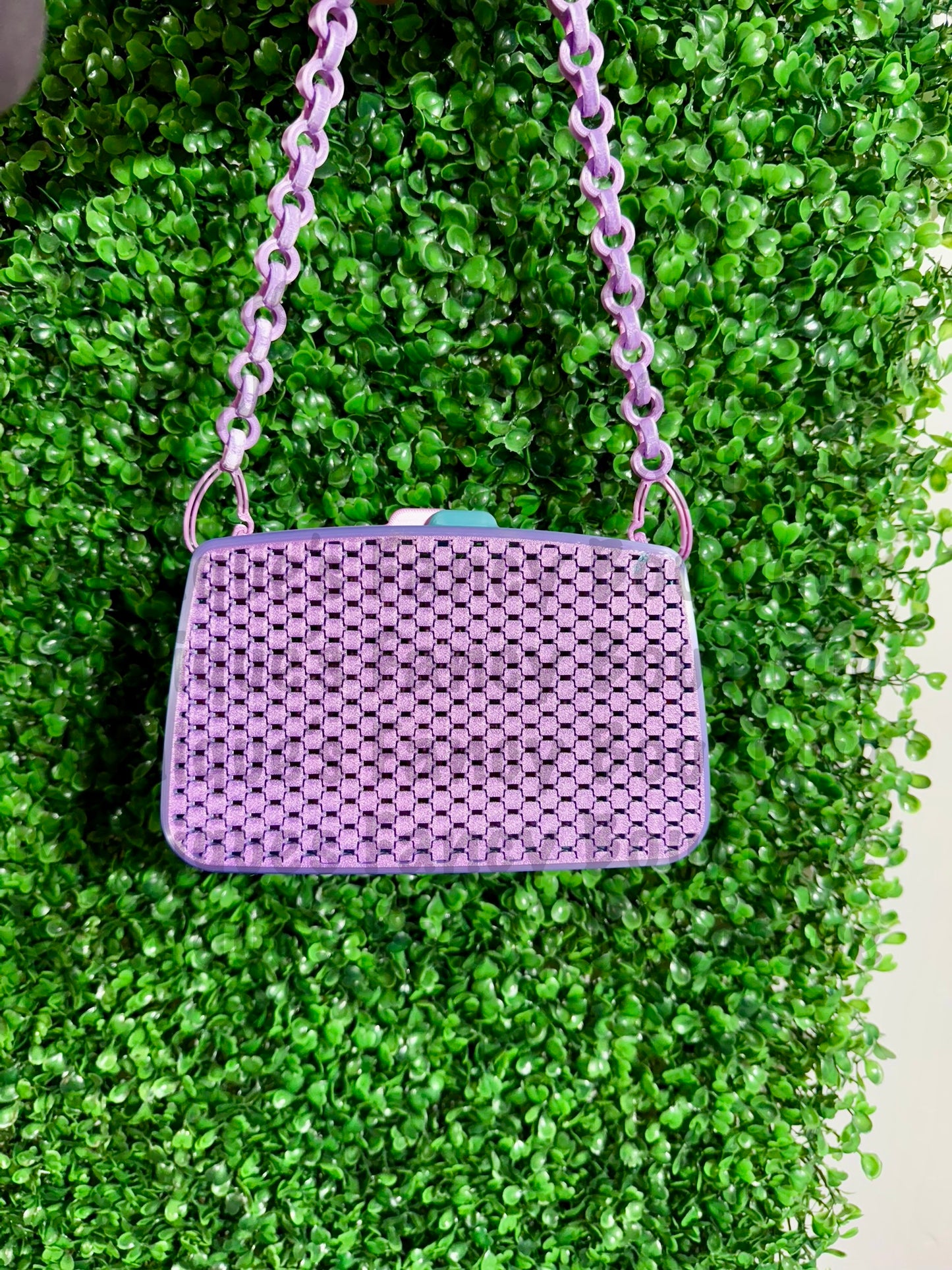 3D Mesh Pastel Purse