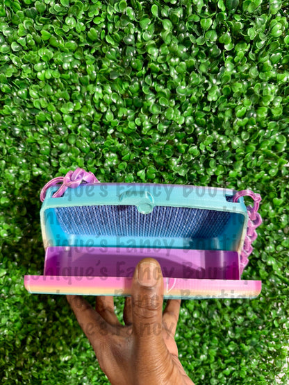 3D Mesh Pastel Purse