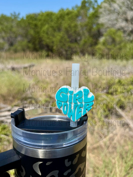 Girl Power Straw Topper