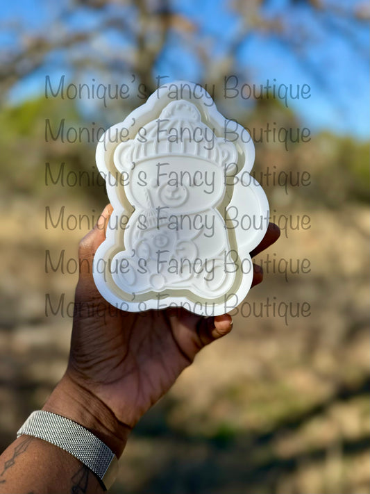 Cozy Bear with Beanie & Cup Freshie