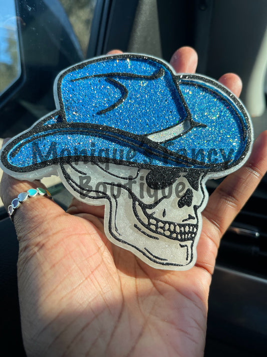 Skull Western Hat Freshie