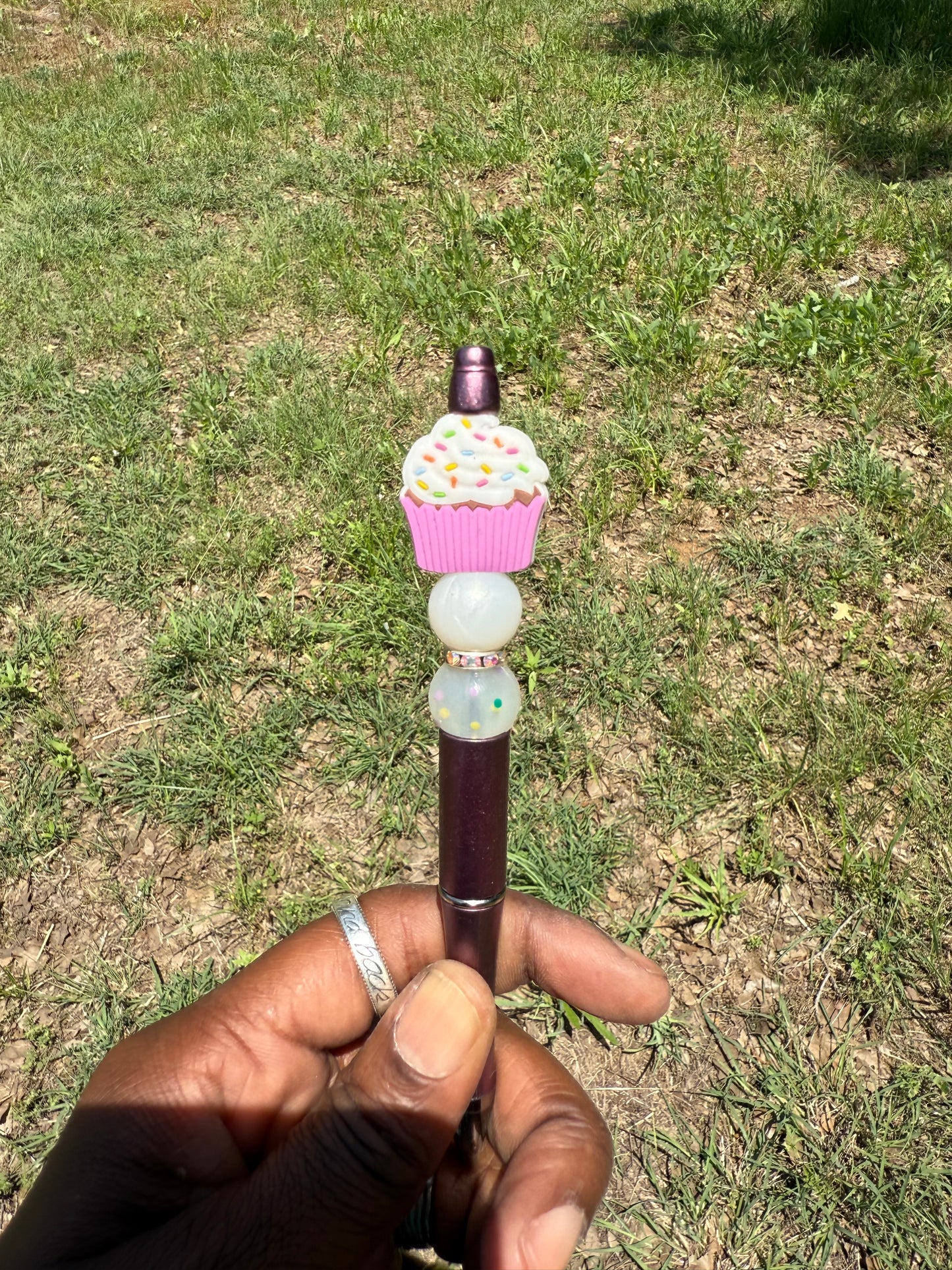 Cupcake Beaded Pen