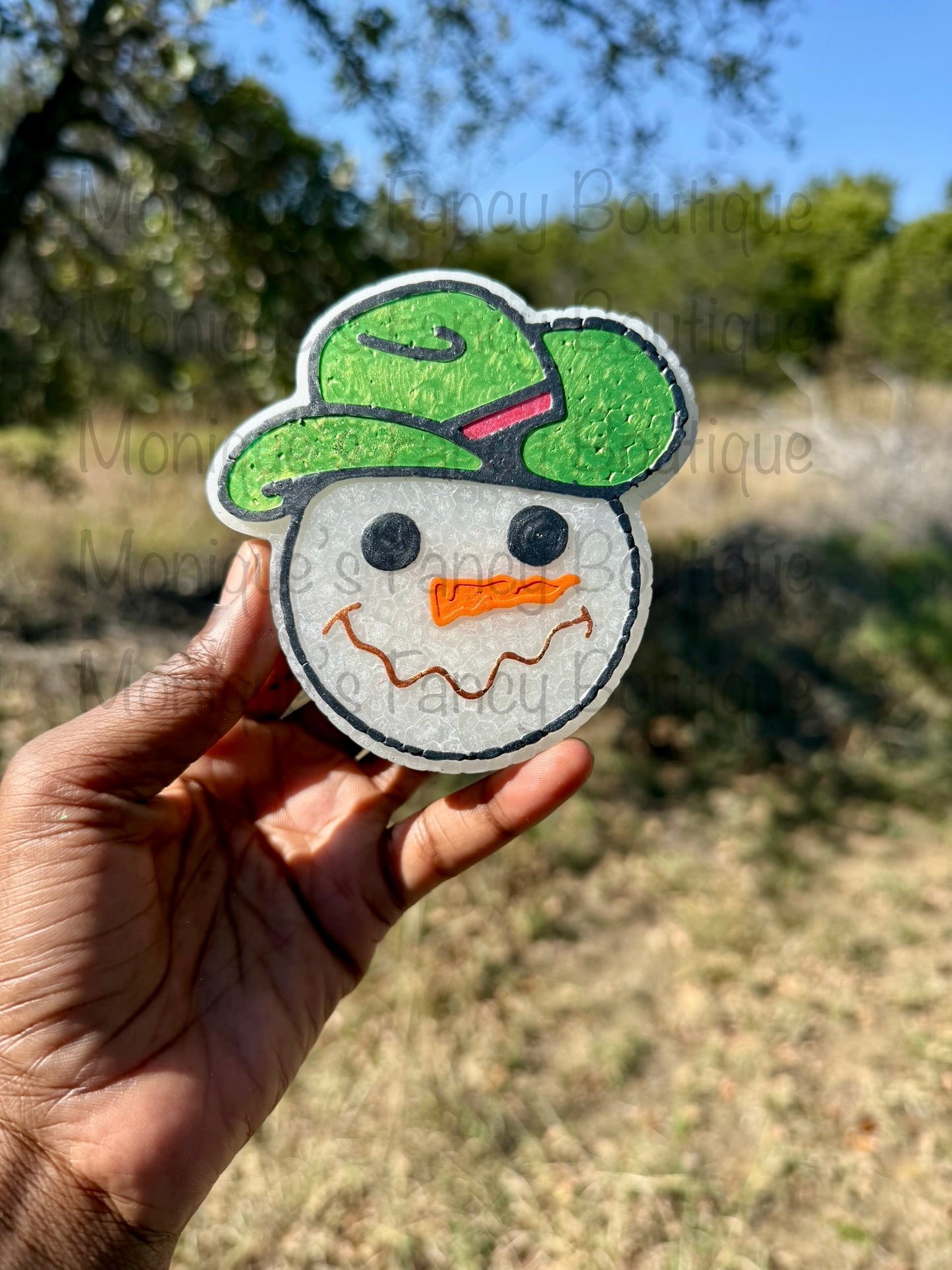 Cookie Snowman Car Freshie