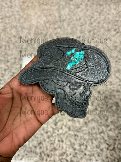 Skull Western Hat Freshie